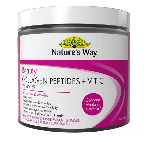 Nature's Way Beauty Collagen Peptides + Vit C 45 Gummies