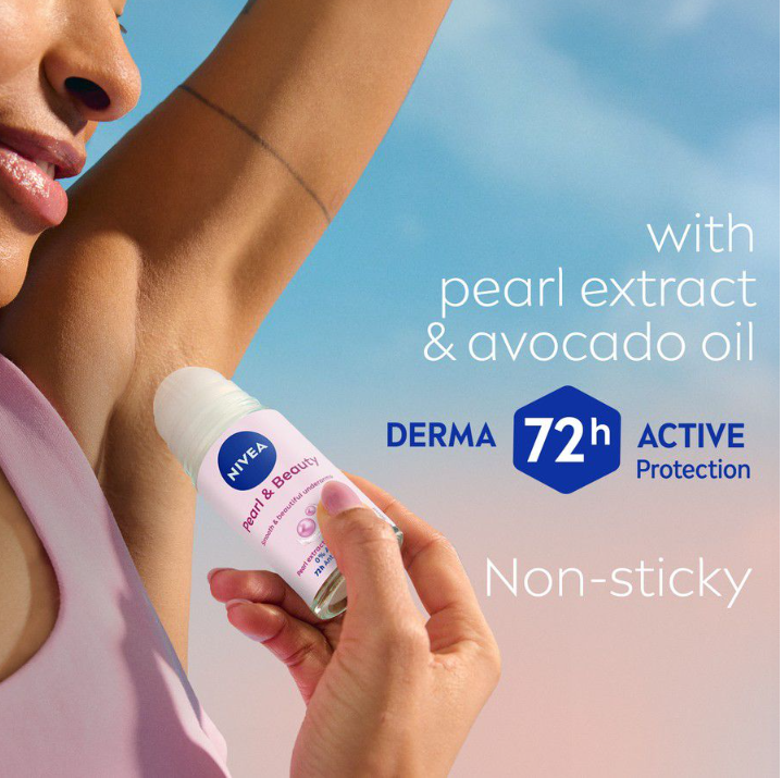NIVEA 72h Pearl & Beauty Anti-perspirant Roll-on 50ml