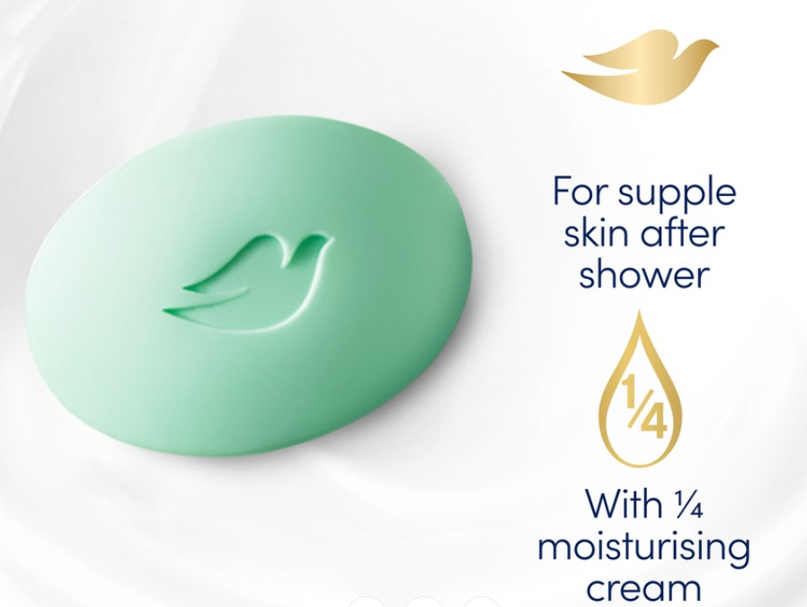 Dove Beauty Cream Bar Cucumber Soap 360g (4 Bars)