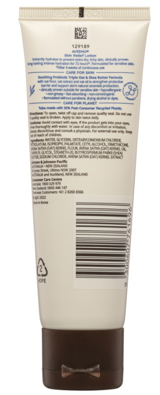 Aveeno Skin Relief Fragrance Free Body Lotion