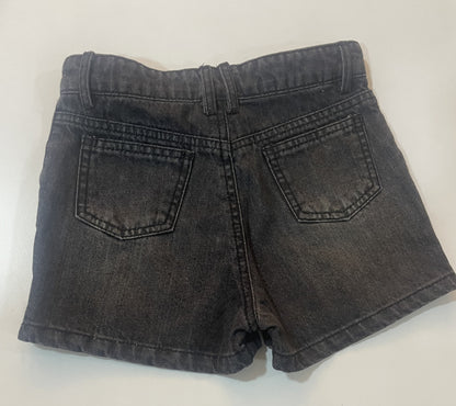 Black patch pocket Denim Short