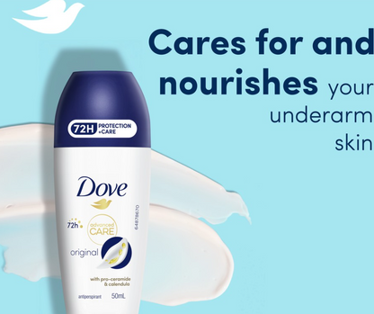Dove Advanced Care Antiperspirant Deodorant Roll On Original 50ml