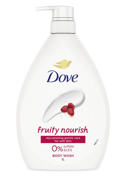 Dove Fruity Nourish Body Wash 1Ltr