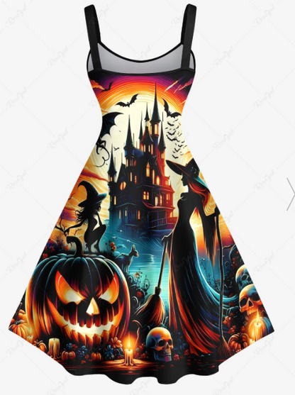 Poly Sateen Halloween Dress