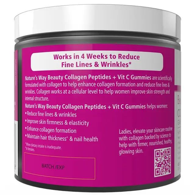 Nature's Way Beauty Collagen Peptides + Vit C 45 Gummies