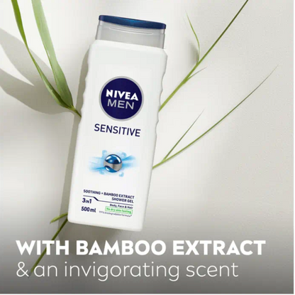 NIVEA MEN Sensitive Shower Gel 500ml